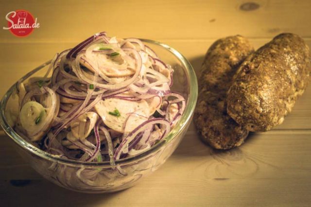 Wurstsalat echt bayrisch low carb glutenfrei