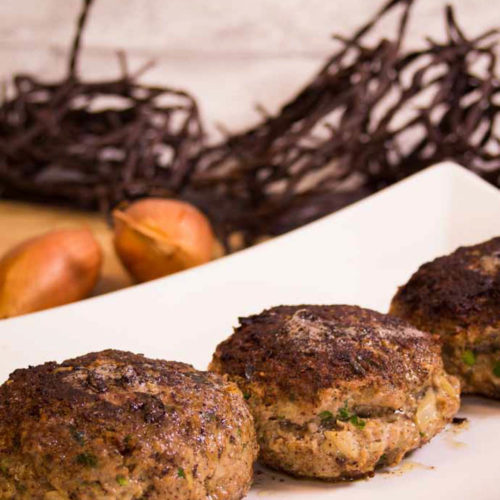 Fleischpflanzerl Frikadellen Fleischkücherl Bulletten Low Carb Rezept
