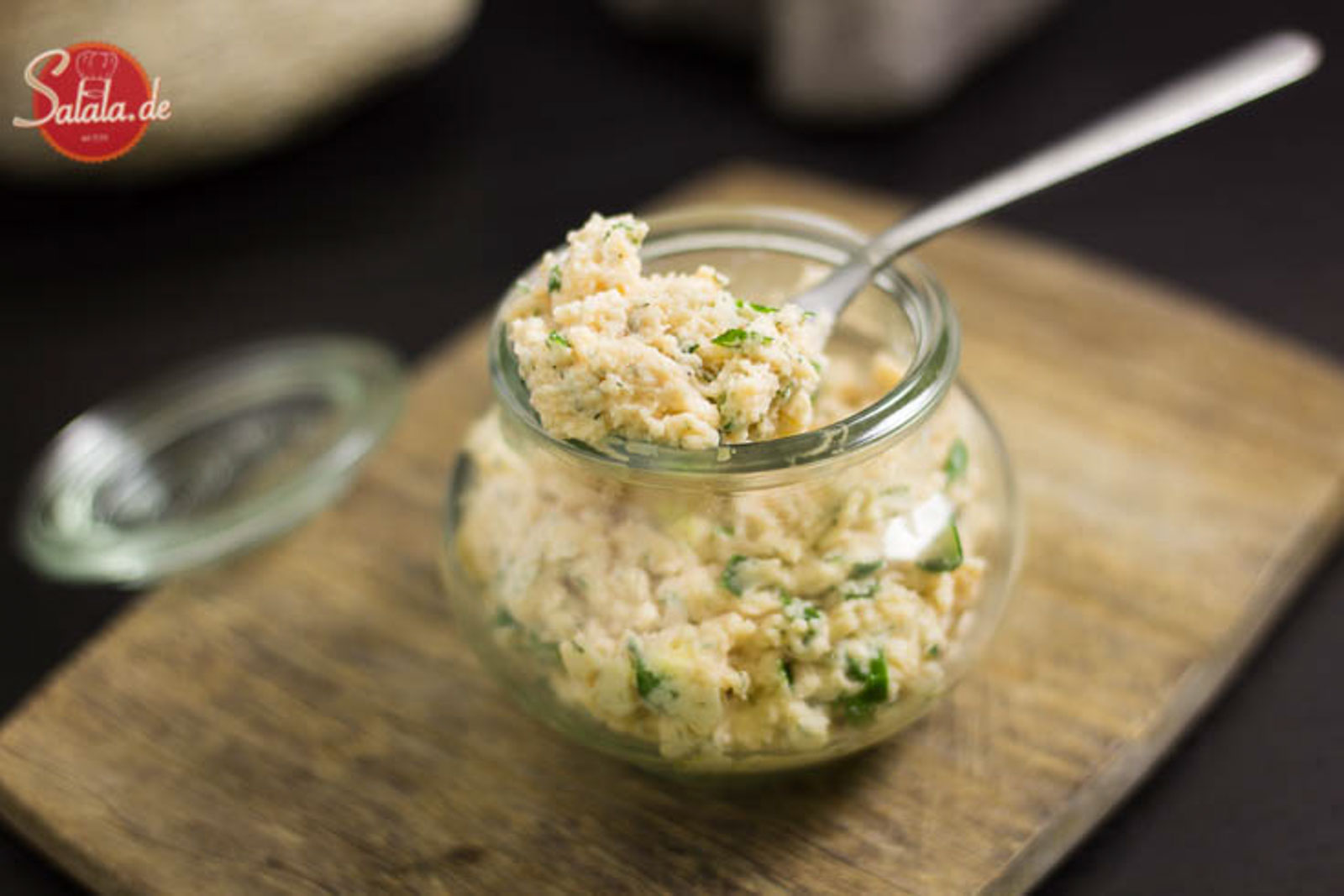 Lachsaufstrich Rezept schnell einfach und Low Carb salala.de Rezept