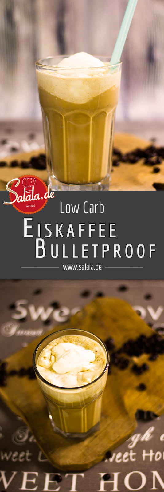 Bulletproof Eiskaffee Low Carb ohne Zucker Kugelsicherer Eiskaffee Rezept