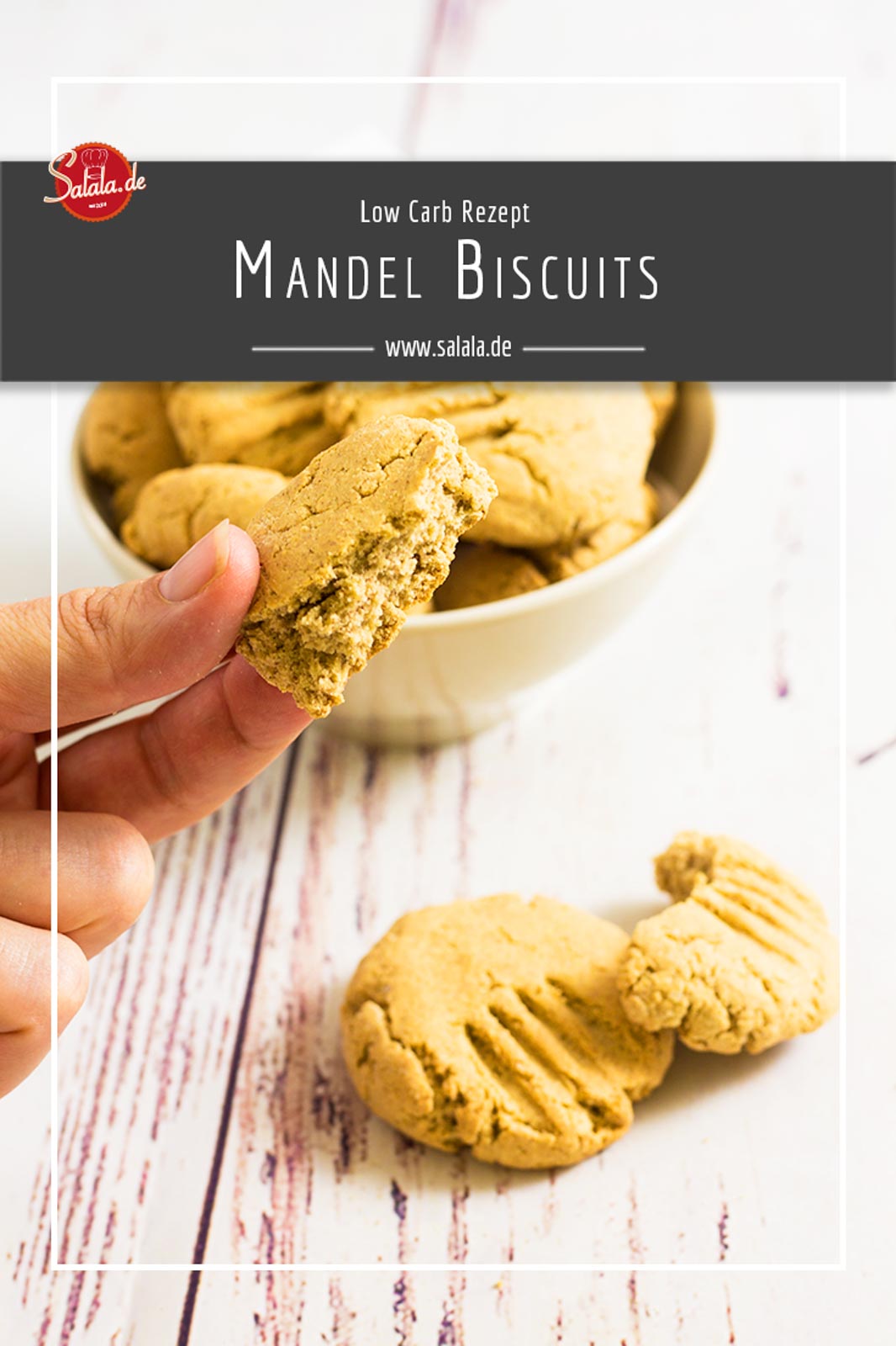 US Mandel Biscuits - by salala.de - Rezept Low Carb Beilage backen ohne Mehl #lowcarb #keto #mehlfrei #backen