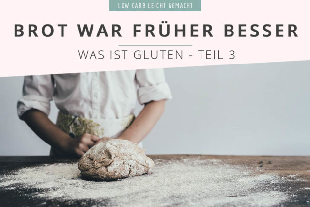 Früher war alles besser! Ok, vielleicht nicht alles, aber Brot auf jeden Fall. Aber warum ist das so? Warum ist glutenfrei plötzlich in aller Munde? Und warum wird Weizen so verteufelt? Darüber haben wir uns im 3. Teil unserer "Was ist Gluten"-Serie Gedanken gemacht. #lowcarbwissen #gluten #weizenmehl #glutenfrei #weizenfrei #gliadin #glutenin #glutenfreigesund